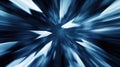 Abstract Blue Vortex With Glowing Light Trails Speeds Into the Distance Royalty Free Stock Photo