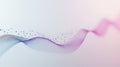 Dynamic abstract business graph lines with data points creating a flowing visual representation of analytics and trends Royalty Free Stock Photo