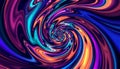 Abstract colorful swirl pattern, vibrant art background, Stock Photo, Generative AI Royalty Free Stock Photo
