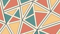 Dynamic Abstract Geometric Triangle Pattern Modern Colorful Vector, vector design Generative AI Royalty Free Stock Photo