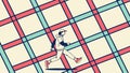 Dynamic Abstract Grid Pattern with Stylized Runner Silhouette Design, vector design Generative AI Royalty Free Stock Photo