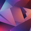 A dynamic abstract image featuring overlapping geometric shapes in various shades Royalty Free Stock Photo