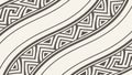 Dynamic Abstract Linear Pattern - Flowing Geometric Waves, vector design Generative AI Royalty Free Stock Photo