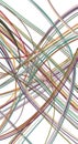 Dynamic Abstract Multicolored Lines Pattern Royalty Free Stock Photo