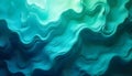 Dynamic Abstract Ocean Captivating Fluid Painting of Waves Light and Underwater Patterns in a Modern Colorful Design Royalty Free Stock Photo