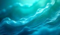 Dynamic Abstract Ocean Captivating Fluid Painting of Waves Light and Underwater Patterns in a Modern Colorful Design Royalty Free Stock Photo