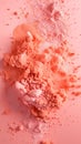 Dynamic Abstract Peach Fuzz Burst of Colorful Texture and Flow. GenerativeAI Royalty Free Stock Photo