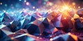 Dynamic Abstract Polygon Background A Captivating Display of Sharp Geometric Shapes Low Poly Design and Modern Digital