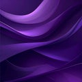 Dynamic abstract purple waves with luminous highlights and deep violet shadows background Royalty Free Stock Photo