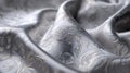 Dynamic Abstract Silver Texture in High-Resolution Royalty Free Stock Photo