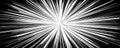 Dynamic Abstract Starburst in Monochrome