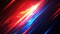 Dynamic abstract streaks of red blue and yellow light create a cosmic energy burst Royalty Free Stock Photo