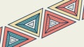 Dynamic Abstract Triangular Pattern Vector Art, Modern Geometric Design, vector design Generative AI Royalty Free Stock Photo