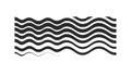Abstract Wavy Zigzag Lines Pattern, vector design Generative AI Royalty Free Stock Photo