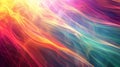 Dynamic abstract waves of colorful light, blending gradient swirls for mesmerizing effect Royalty Free Stock Photo