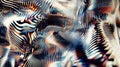 Dynamic abstract waves of colorful light patterns Royalty Free Stock Photo