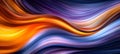 Dynamic Abstract Waves with Eye-Catching Gradient Colorscape for Modern Art Backgrounds Royalty Free Stock Photo