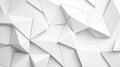 White Abstract Triangular Geometric Background With Low Polygon Shapes Modern Design Royalty Free Stock Photo