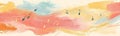 A dynamic array of colorful notes and waves in a harmonious pattern - image.