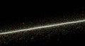 A dynamic array of multicolored particles appears to be suspended in motion against