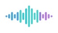 Dynamic Audio Equalizer Bars Icon: Sound & Music Visualizer, vector design Generative AI Royalty Free Stock Photo