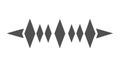 Dynamic Audio Waveform Vector. Modern Sound Spectrum Visualization, vector design Generative AI Royalty Free Stock Photo