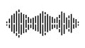 Dynamic Bar Sound Wave Visualizer Abstract Vector, vector design Generative AI Royalty Free Stock Photo