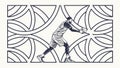 Dynamic Baseball Catcher Action Vector, vector design Generative AI Royalty Free Stock Photo