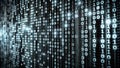 Dynamic Binary Code Matrix A Futuristic Abstract Background of Data Streams and Digital Patterns for Tech Design Royalty Free Stock Photo