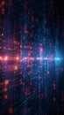 Dynamic binary data flow Streaming digits create intricate matrix background