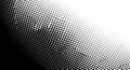 Black and White Halftone Dot Pattern Effect Royalty Free Stock Photo