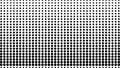 Dynamic black and white composition. Halftone element