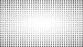 Dynamic black and white composition. Halftone element