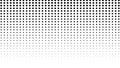 Dynamic black and white composition. Halftone element