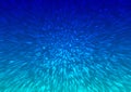 Dynamic blue abstract motion background with exploding pixel effect