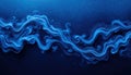Dynamic Blue Abstract Waves Background Royalty Free Stock Photo