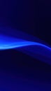 Dynamic blue energy wave smooth flowing light abstract background digital art Royalty Free Stock Photo