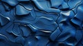 Dynamic blue metallic contoured lines with 3d topographical effect for abstract background