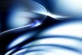 Dynamic blue motion, abstract background on white Royalty Free Stock Photo