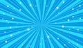 Dynamic Blue Starburst Background with Stars Royalty Free Stock Photo