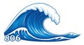 Dynamic Blue Wave with \