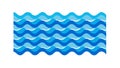 Dynamic Blue Wavy Lines Pattern: Water, Fluidity Ocean Theme, vector design Generative AI Royalty Free Stock Photo