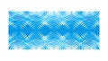 Dynamic Blue Wavy Lines Seamless Abstract Pattern Background, vector design Generative AI Royalty Free Stock Photo