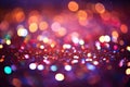 Dynamic Burst of Bokeh Lights Multicolored Background with Motion Blur. created with Generative AI
