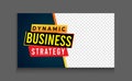 dynamic business online YouTube thumbnail design attractive template