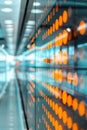 Dynamic business technology background. Generative Ai