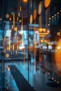 Dynamic business technology background. Generative Ai