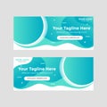 Dynamic Business Web Banner Gradient Background