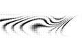 Dynamic and Captivating Black and White Wave Patterns Featured in Stunning Abstract Art
