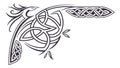 Dynamic Celtic Bird Knotwork Vector Design, vector design Generative AI Royalty Free Stock Photo